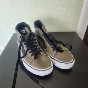 Vans Olive High-Top Sneakers